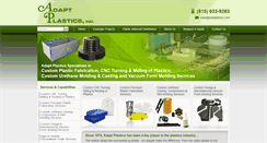 Desktop Screenshot of adaptplastics.com
